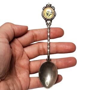 Stuart Silverplated Frae Bonnie Scotland Vintage Souvenir Spoon Collectible 4"